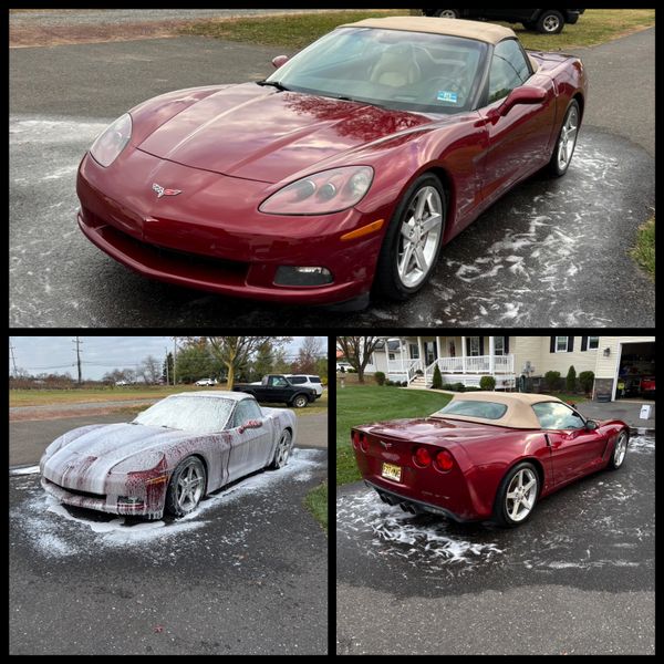Chevrolet Corvette C6 exterior wash